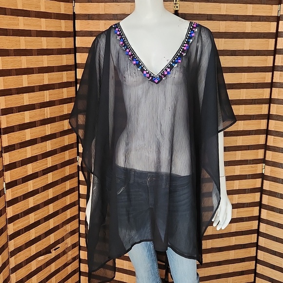 swim Other - Poncho open swimsuit cover up